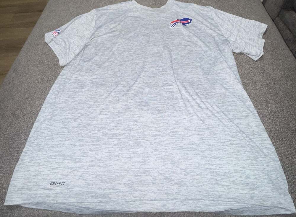 Nike Buffalo Bills Alt Legend Small Logo Men's Dri-FIT NFL T-Shirt Size 4XL